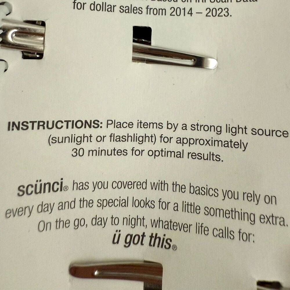 Scunci Glow In The Dark Skeleton Hand Hair Clips Black Bows Halloween Goth New - Picture 7 of 12